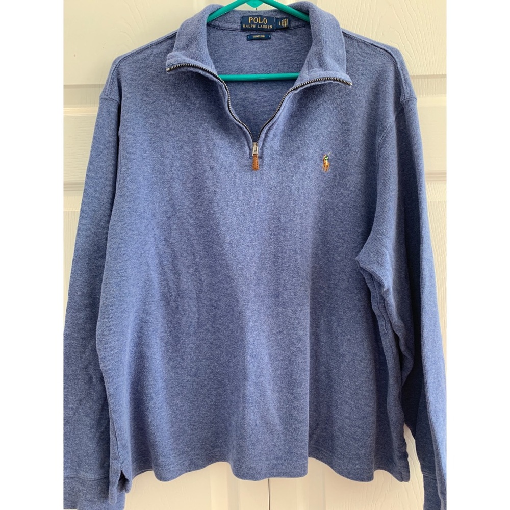 Polo Ralph Lauren Half Zip Sweater Estate Rib - M